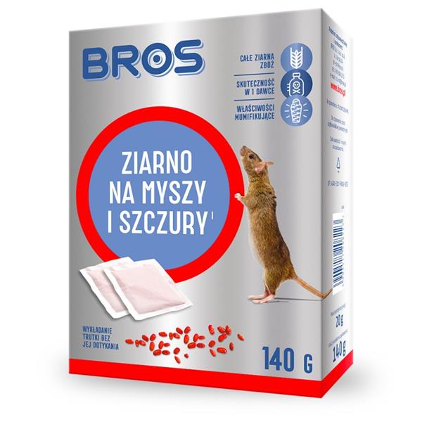 bros.ziarno 140g myszy/szczury