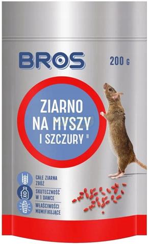 BROS.ZIARNO NA MYSZY I SZCZURY 200g./5/
