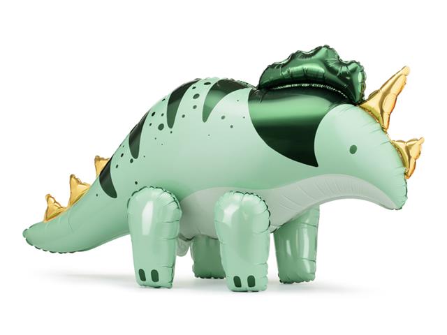 Balon foliowy Triceratops, 101x60.5cm, zielony PARTYDECO