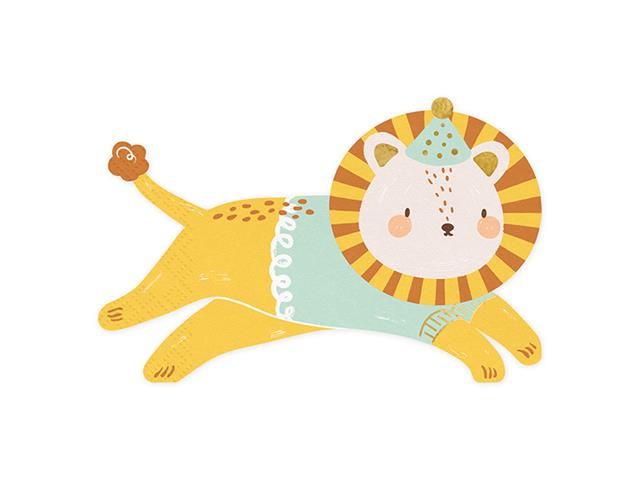 Serwetki Lew, mix, 16x10 cm: 1op./20szt. PARTYDECO