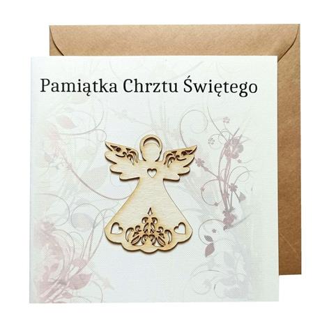 MG-KARTKA OZDOBNA PAMIĄTKA CHRZTU 795082