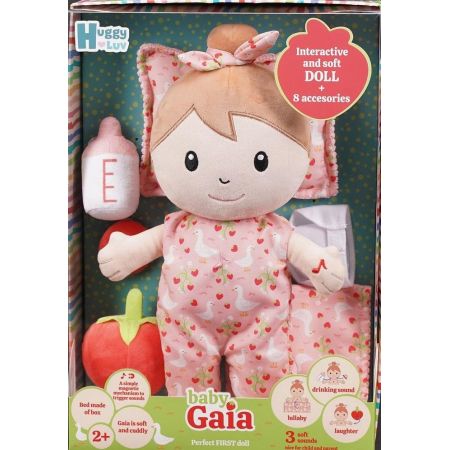 TM TOYS LALKA HUGGY LUV MAŁA GAJA Z AKCESORIAMI DKO800