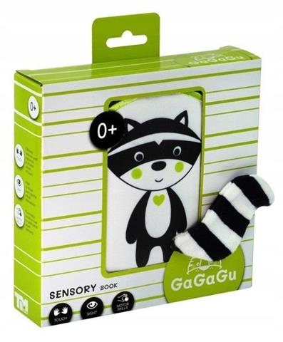 GAGAGU GRZECHOTKA KSIĄŻECZKA SENSORYCZNA OGONKI TM TOYS