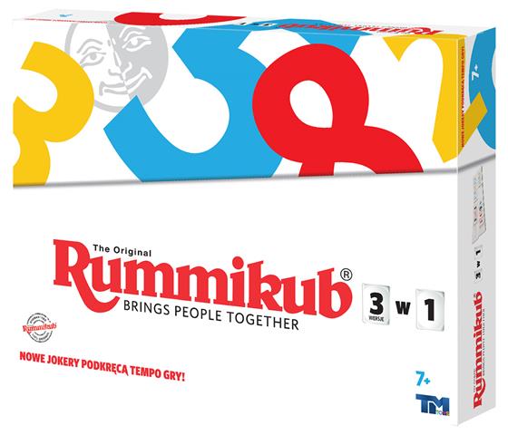 TM TOYS GRA RUMMIKUB 3W1 LMD8613