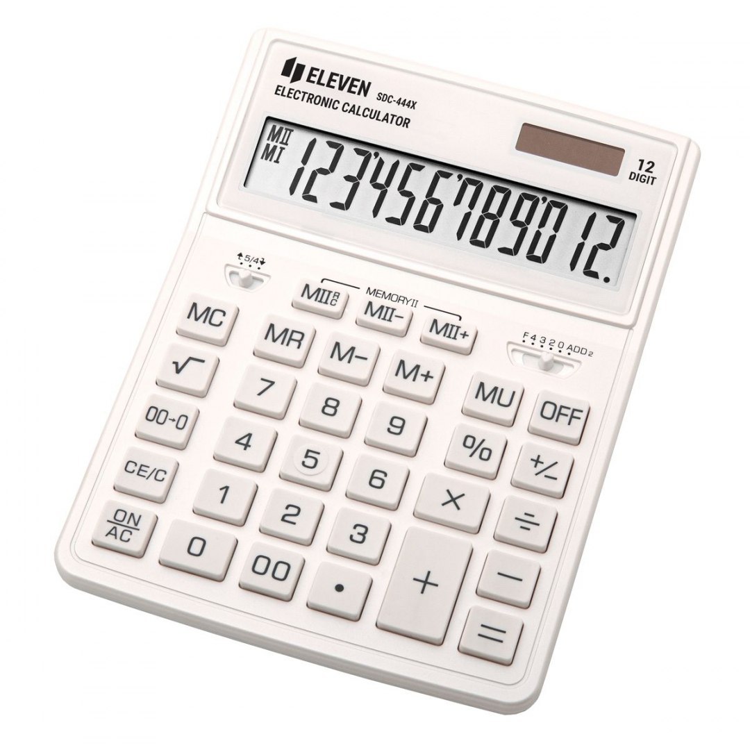 kalkulator eleven sdc-444x-wh biały     cdc