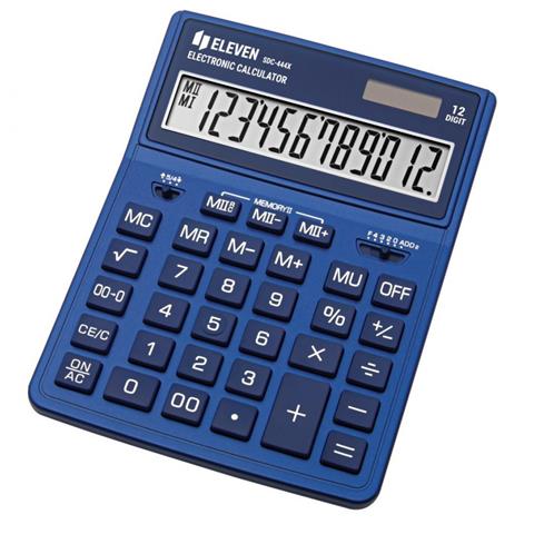 kalkulator eleven sdc-444x-nv niebieski cdc