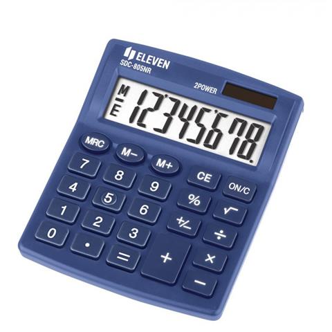 kalkulator eleven sdc-805nr-nv granatowy cdc