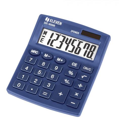 KALKULATOR ELEVEN SDC-805NR-NV GRANATOWY CDC