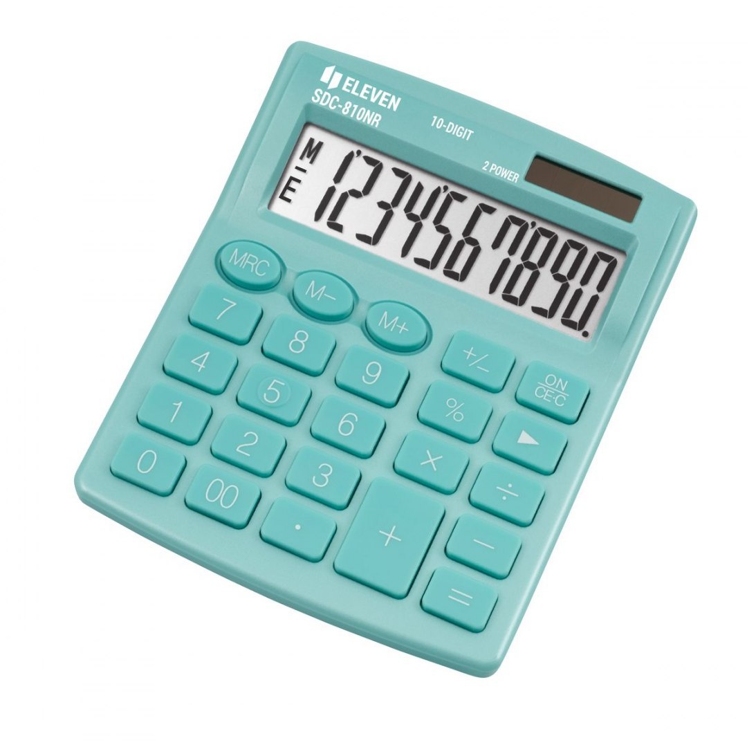 kalkulator eleven sdc-810nr-gn zielony  cdc