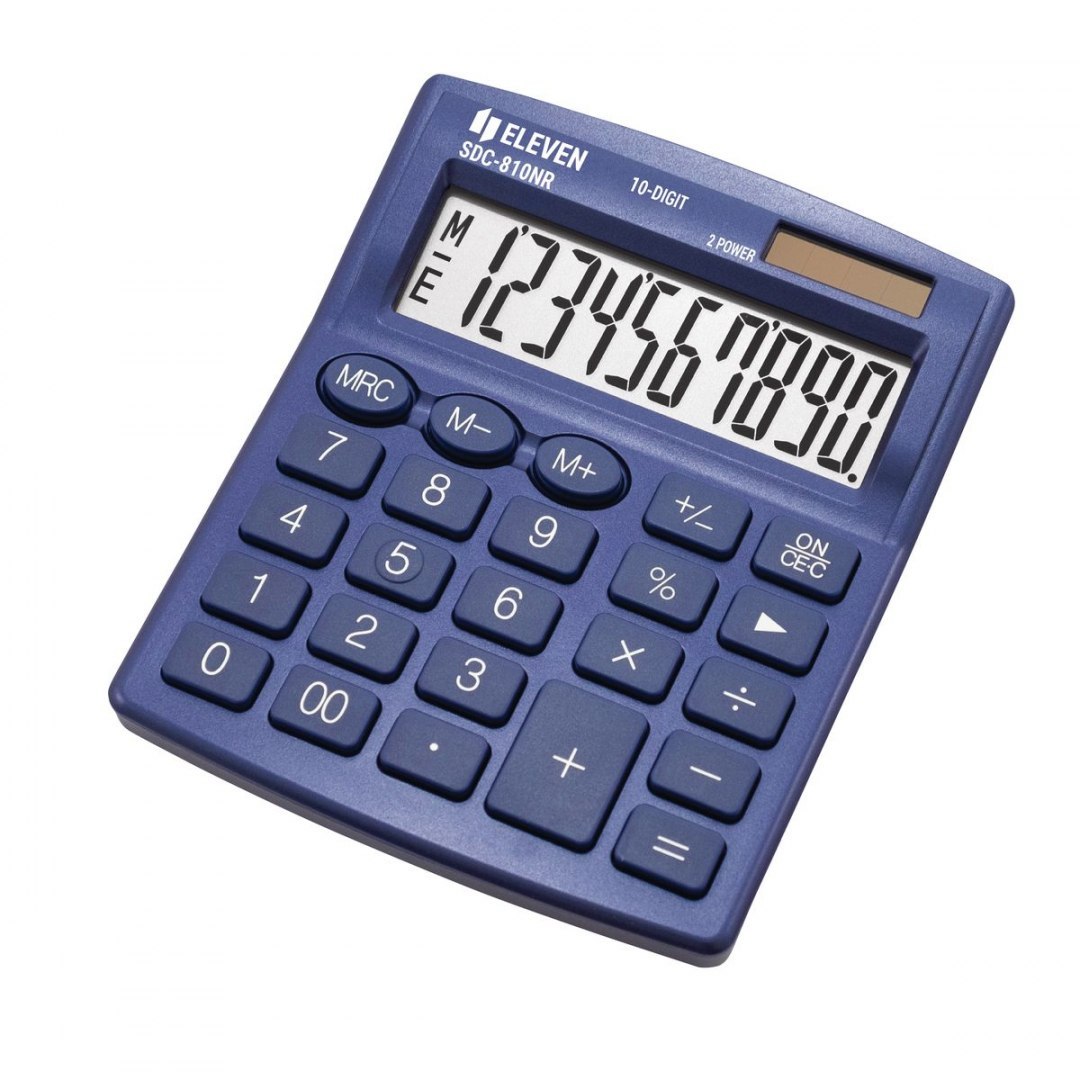 kalkulator eleven sdc-810nr-nv granatowy cdc