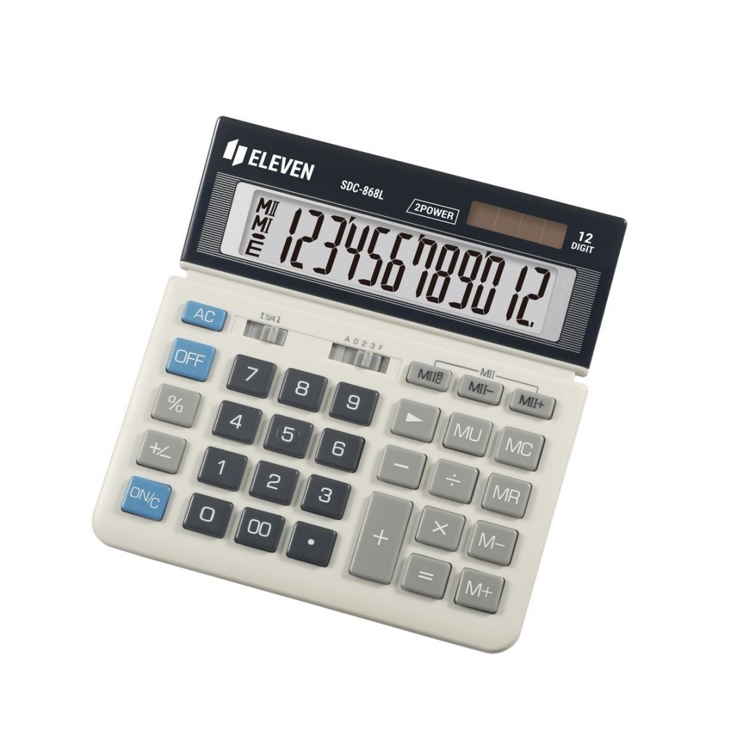 kalkulator eleven sdc-868l biały        cdc