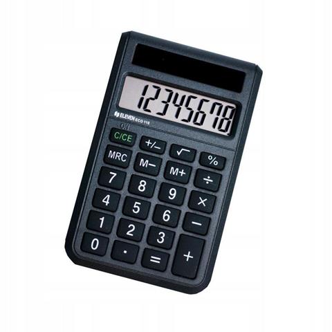 kalkulator eleven eco 110 kieszonkowy   cdc