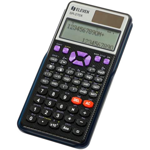 kalkulator eleven sr-270x naukowy 4 liniowy wyświetlacz matrycowy 417 funkcji