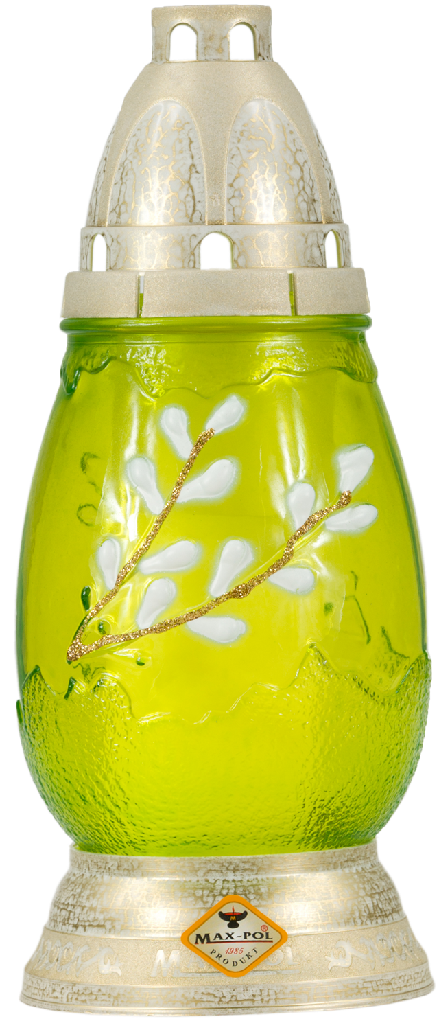 MAX-ZNICZ 590 BROKAT MIX-WN OP.9SZT     WYS.24CM WIELKANOC