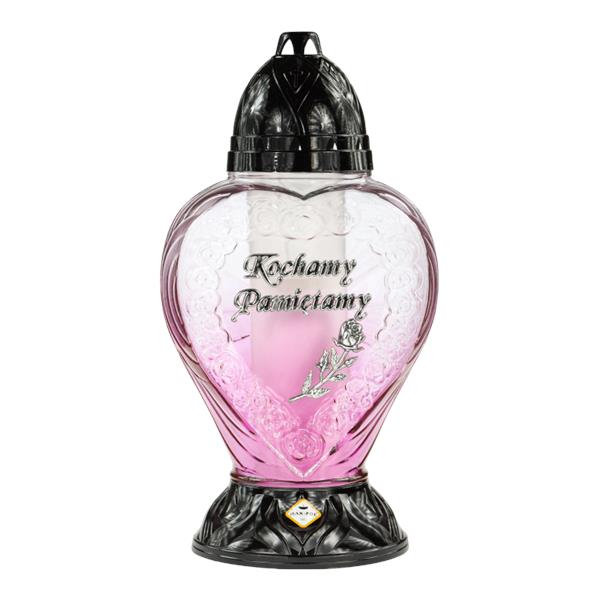 MAX-ZNICZ 946 KOCHAM PAMIĘTAMY ŚLIWKA   OP.2SZT WYS.36CM