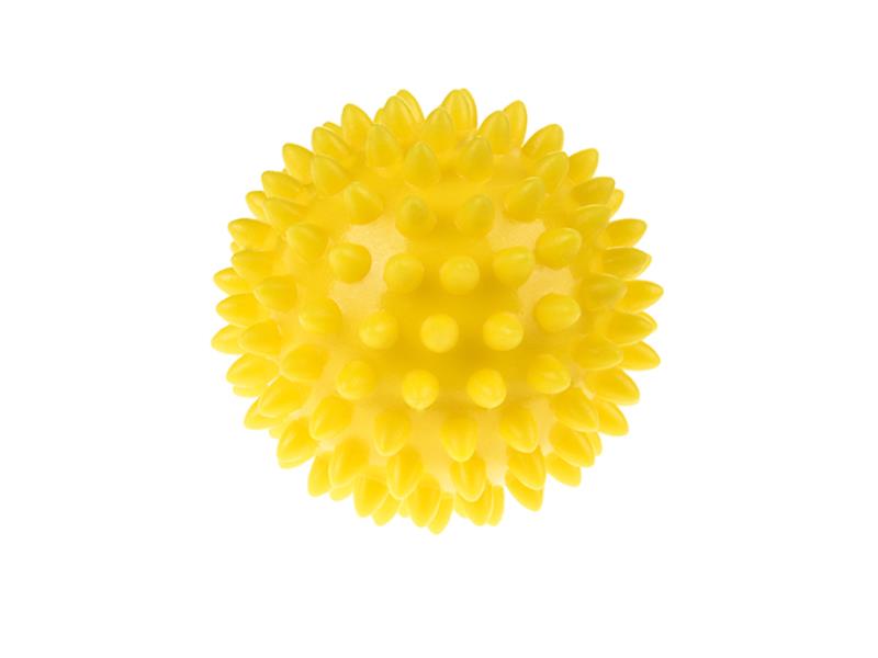 TULLO PIŁKA SENSORYCZNA DO MASAŻU I REHABILITACJI 6.6CM ŻÓŁTA 412