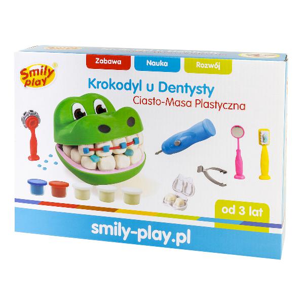 smily play ciasto-masa plastyczna krokodyl u dentysty 83346