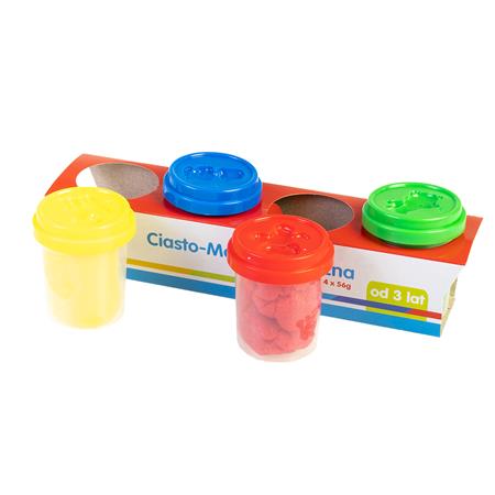 SMILY PLAY CIASTO-MASA 4 KOLORY 4x56G SP83347 ANEK-
