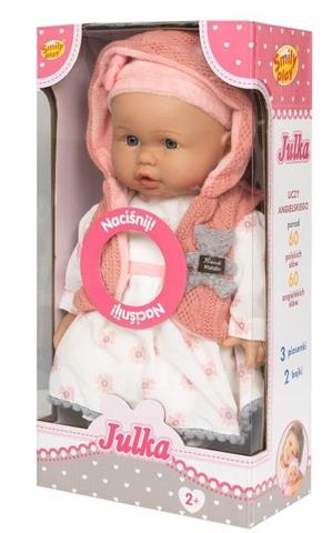 SMILY PLAY LALKA JULKA BOBAS W PUDEŁKU UCZY ANGIELSKIEGO I ŚPIEWA 32CM SP84976  ANEK-