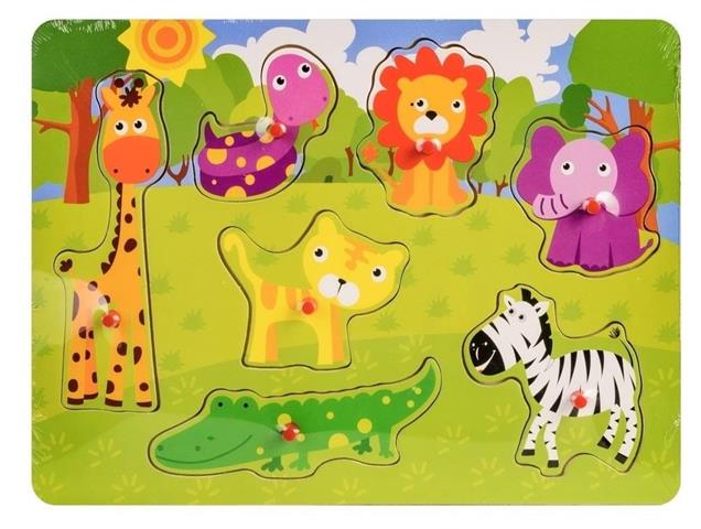 UKŁADANKA DREWNIANA DAFFI SAFARI
