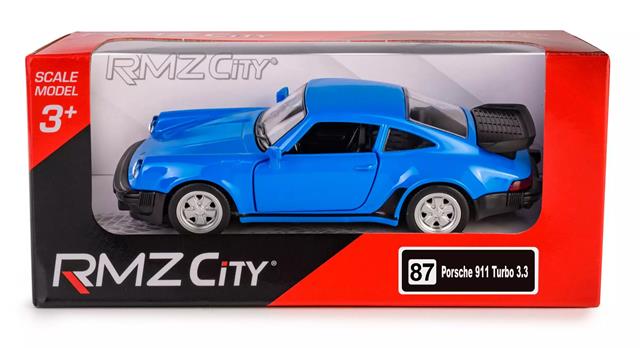 kolekcja rmz city porsche 911 turbo blue k-129