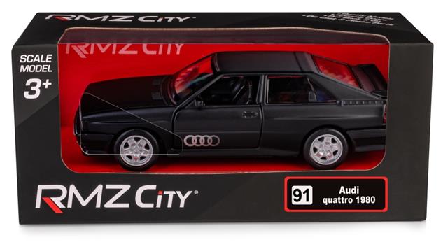 kolekcja rmz city audi quatro 1980 matte black k-139