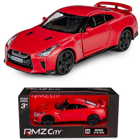 KOLEKCJA RMZ CITY NISSAN GT-R MATTE RED  K-816 DAFFI