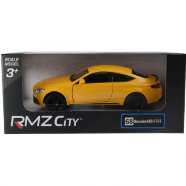 kolekcja rmz city mercedes amg c63 s matte yellow k-831