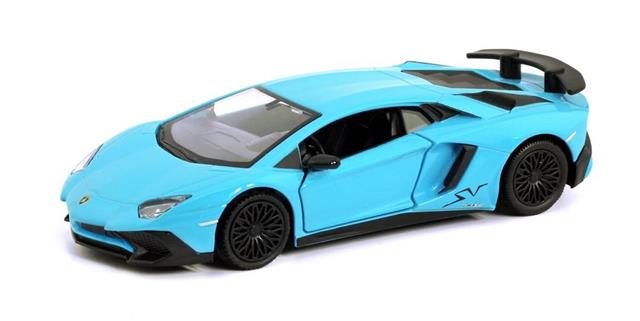 KOLEKCJA RMZ CITY LAMBORGHINI AVENTADOR LP750-4 SKY BLUE K-870 DAFFI