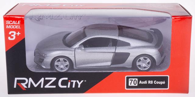 kolekcja rmz city audi r8 coupe silver k-882