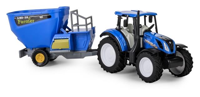 TRAKTOR NEW HOLLAND T5 Z MIESZALNIKIEM DO PASZY T-514 DAFFI