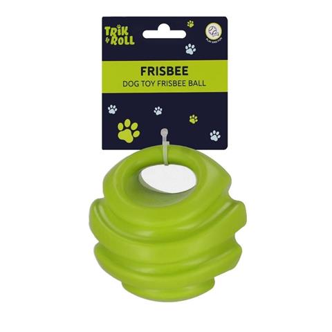 ZABAWKA DLA PSA FRISBEE 12CM PIŁKA ZIELONA, TRIK&ROLL