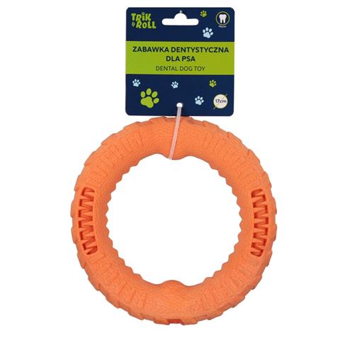 ZABAWKA DLA PSA DENTYSTYCZNA 17CM POMARAŃCZOWA, TRIK&ROLL