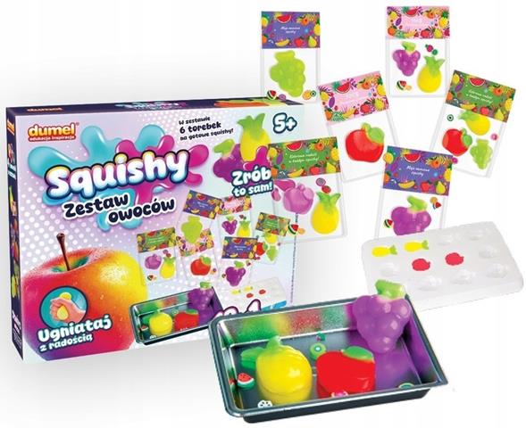 DUMEL SQUISHY-ZESTAW OWOCÓW