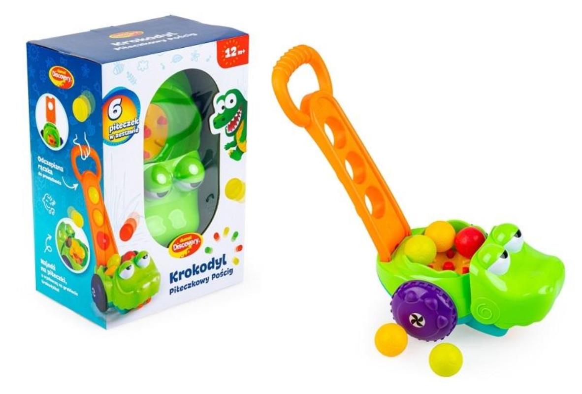 DUMEL DISCOVERY KROKODYL PIŁECZKOWY POŚCIG 12M+ DD30806