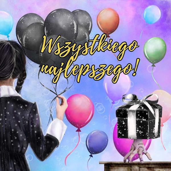 HENRY KARTKA OZDOBNA KW STO LAT BALONY