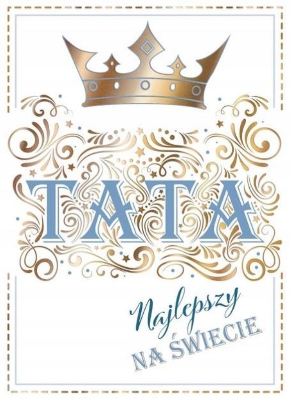 HENRY KARTKA OZDOBNA B6 TATA BLUE