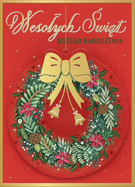 HENRY KARTKA OZDOBNA B6 BN Z ZAWIESZKĄ  WIANEK GWIAZDKA