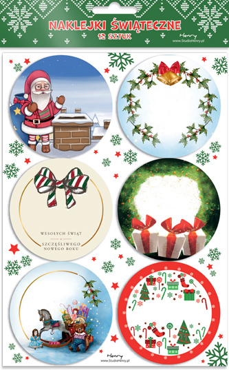 HENRY NAKLEJKI BN A'12 5611 GWIAZDKA