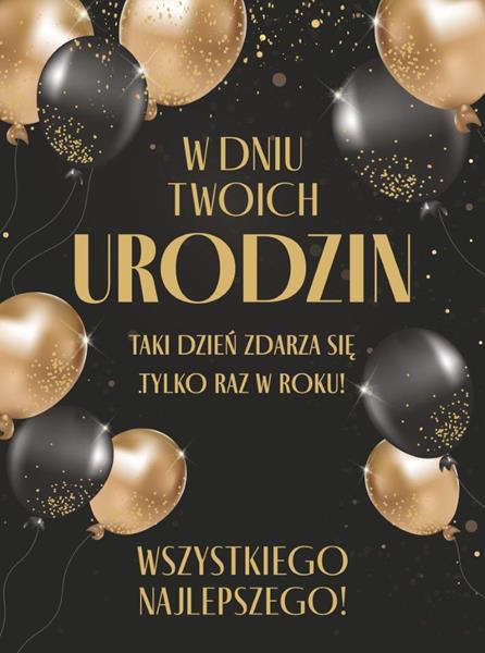 ART NUVO KARTKA URODZINY URR 201 /10/