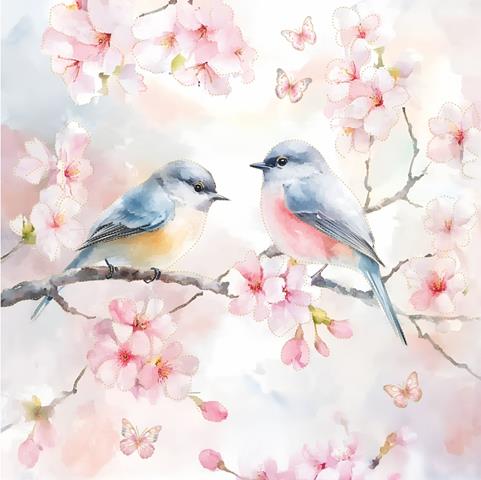 ART NUVO KARTKA KWIATY ZŁOCONA AF 28 /10