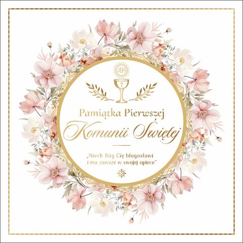 ART NUVO KARTKA KW KS 60 PAMIĄTKA KOMUNII /10/