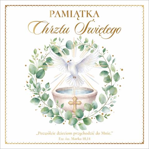 ART NUVO KARTKA OZDOBNA CHRZEST KW BB 0148 /10/
