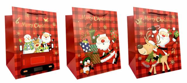 TORBA OZDOBNA 26*32*20CM JP 2409-SD20   GWIAZDKA-BN JU-PITER /12/