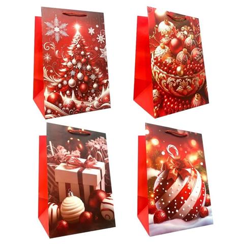 TORBA OZDOBNA 36*54*30CM JP-1012A-SD30 N GWIAZDKA-BN JU-PITER /12/