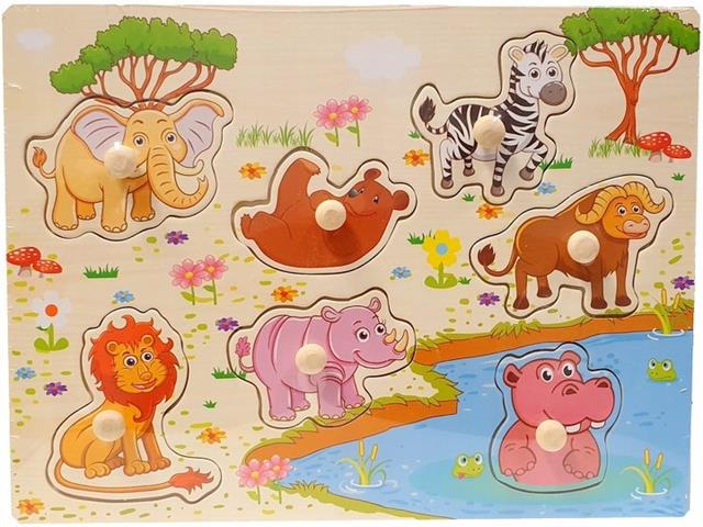 BĄCZEK PUZZLE DREWNIANE MIX WZORÓW
