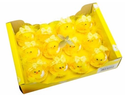 OZD.WIELKANOCNA KURCZAK W GNIAZDKU OP 6SZT LUK-WN 17-9