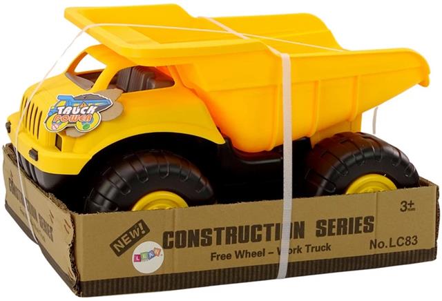 WYWROTKA ŻÓŁTA POJAZD BUDOWLANY CIĘŻARÓWKA PRZYCZEPA  18088 LEAN