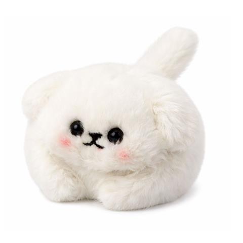 PLUSZOWY BIAŁY PIESEK Z KRĘCĄCYM OGONKIEM DŹWIĘKI LEAN