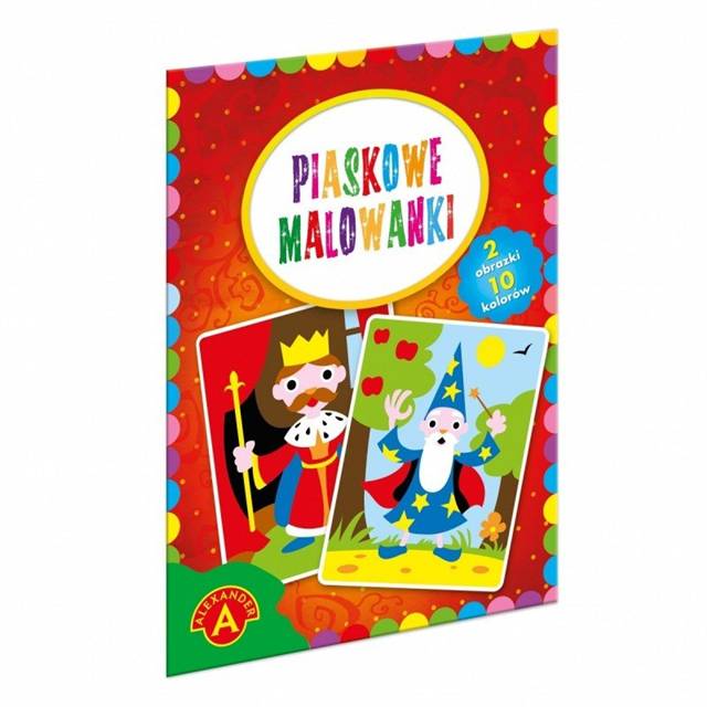 alexander piaskowa malowanka król, czarodziej